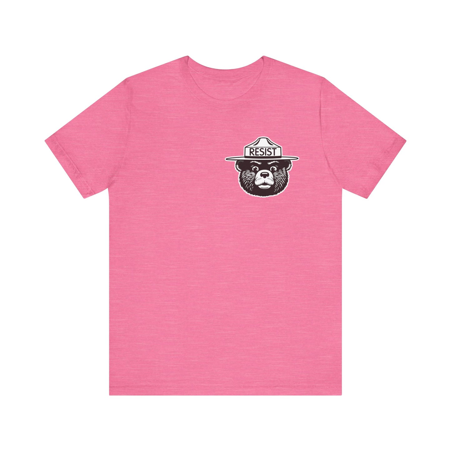 RESIST T-Shirt – Smokey Bear–Inspired Political Statement Tee | Bella+Canvas Tee