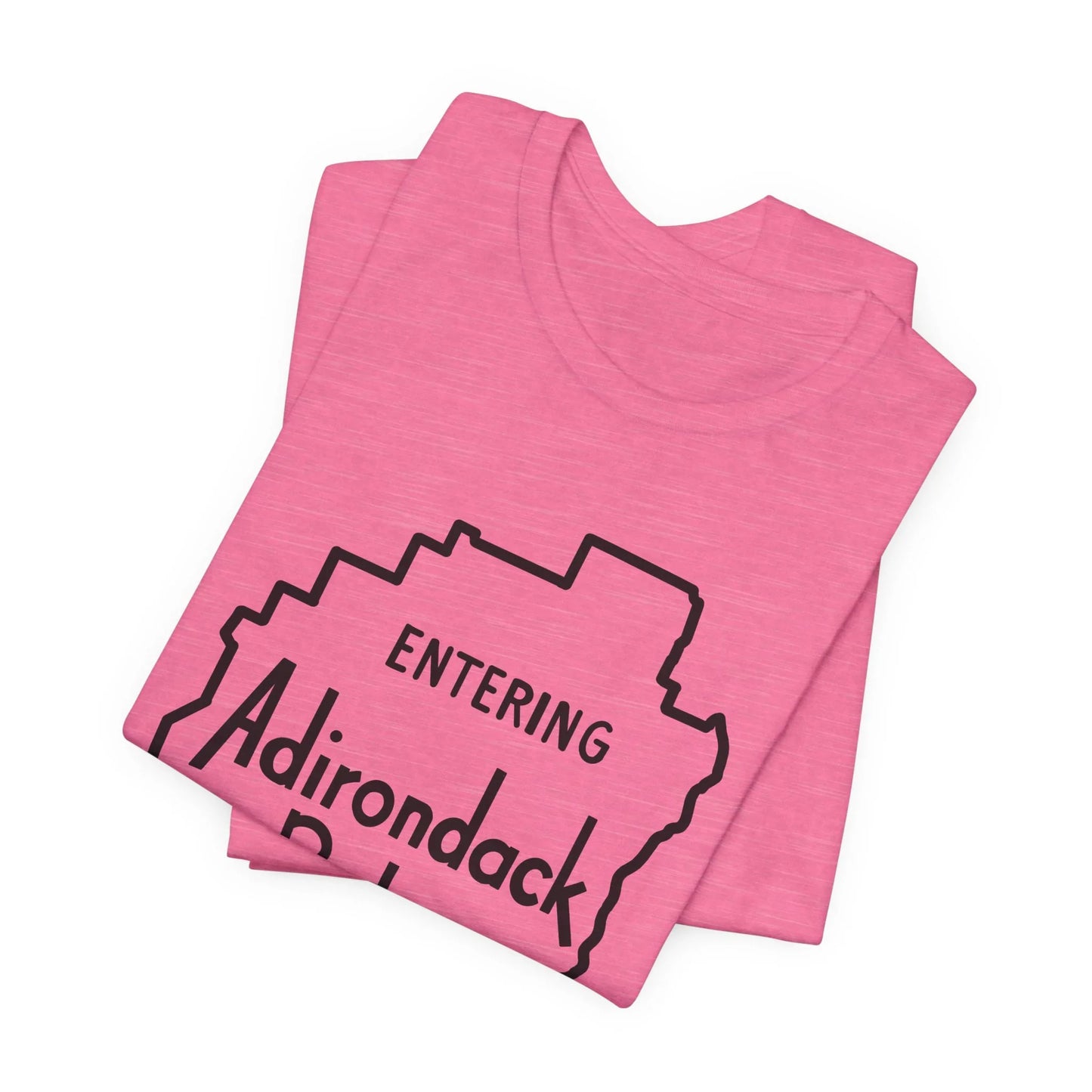 Entering Adirondack Park T-Shirt – Iconic Park Sign Design | Bella+Canvas Tee