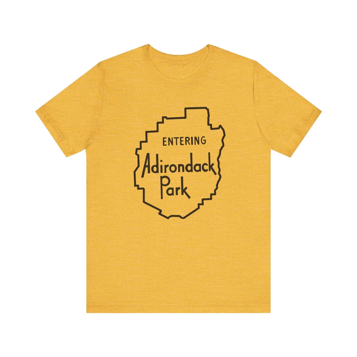Entering Adirondack Park T-Shirt – Iconic Park Sign Design | Bella+Canvas Tee