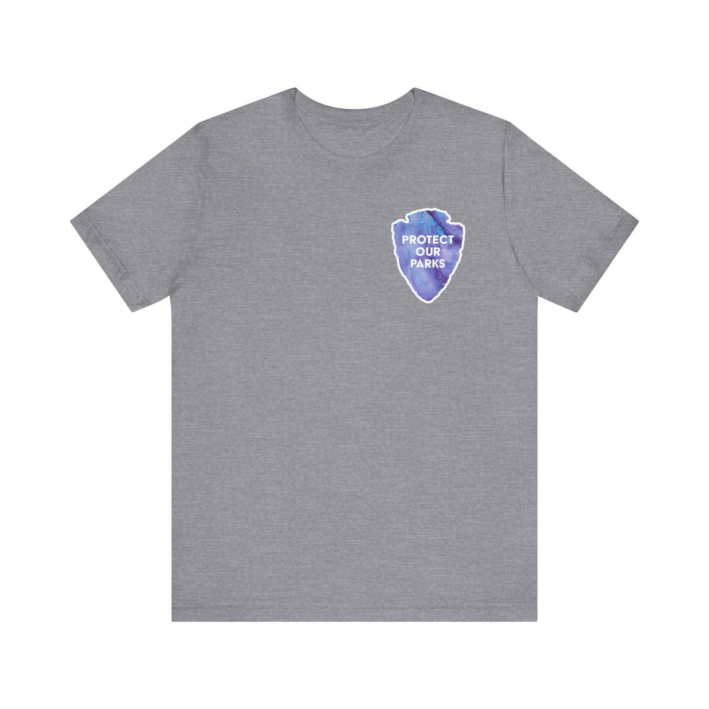Protect Our Parks T-Shirt – National Parks-Inspired Watercolor Tee - Purple Watercolor| Bella+Canvas