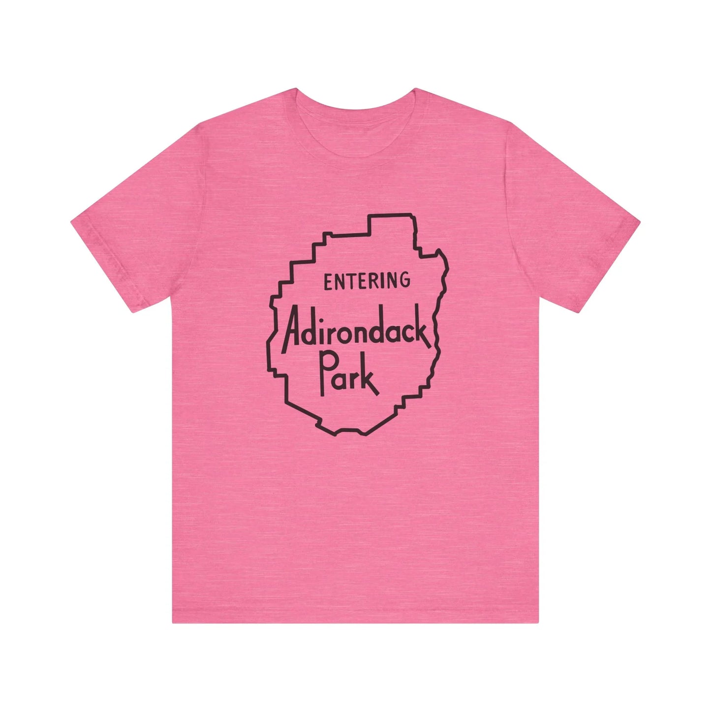 Entering Adirondack Park T-Shirt – Iconic Park Sign Design | Bella+Canvas Tee