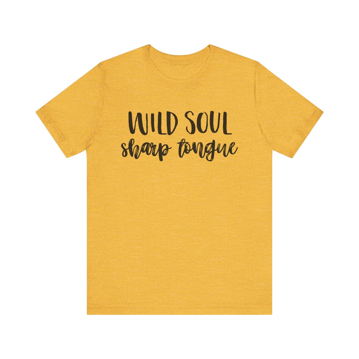Wild Soul, Sharp Tongue T-Shirt – Bold Feminist Tee for Free Spirits