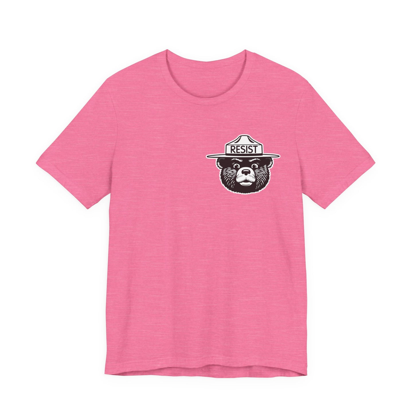 RESIST T-Shirt – Smokey Bear–Inspired Political Statement Tee | Bella+Canvas Tee