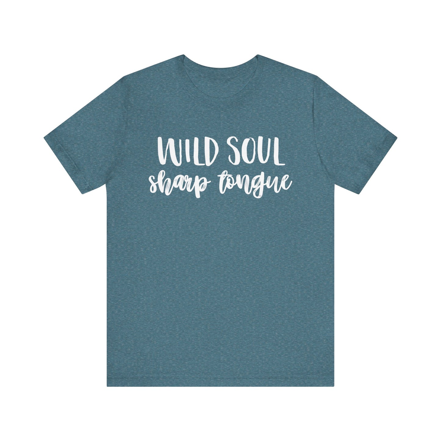 Wild Soul, Sharp Tongue T-Shirt – Bold Feminist Tee for Free Spirits