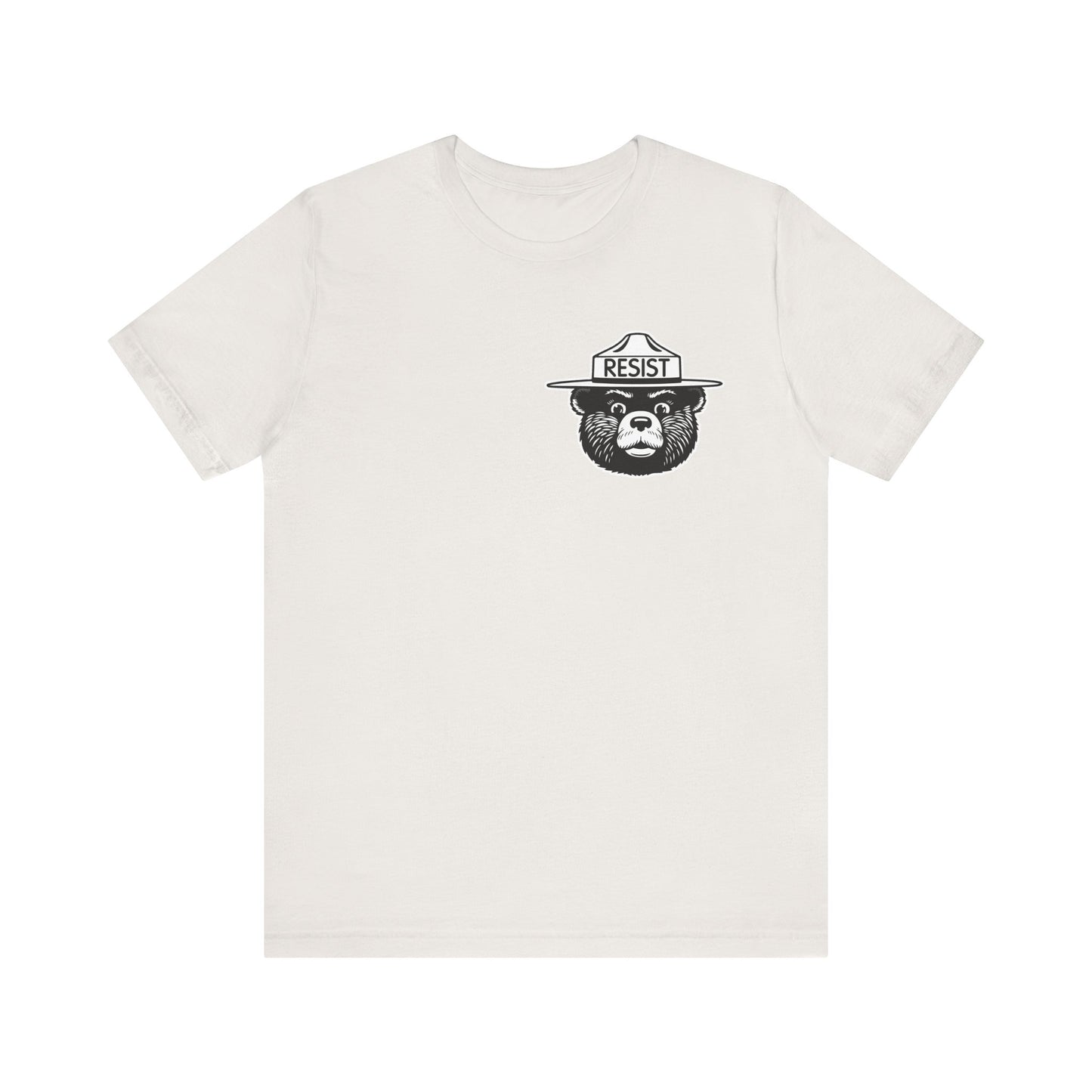 RESIST T-Shirt – Smokey Bear–Inspired Political Statement Tee | Bella+Canvas Tee