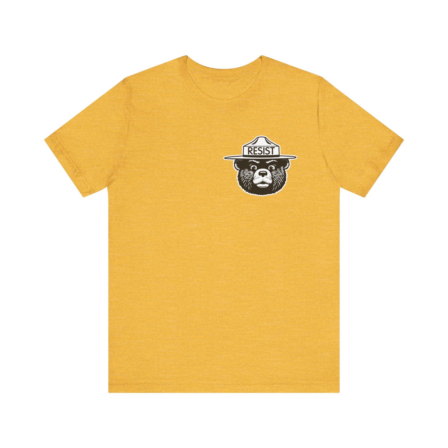 RESIST T-Shirt – Smokey Bear–Inspired Political Statement Tee | Bella+Canvas Tee