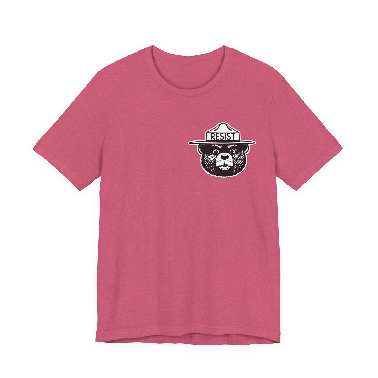 RESIST T-Shirt – Smokey Bear–Inspired Political Statement Tee | Bella+Canvas Tee