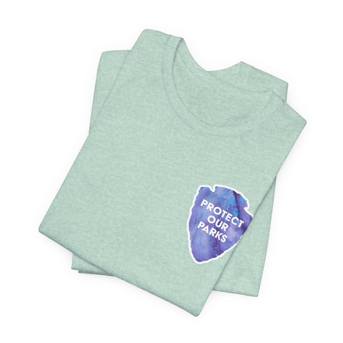 Protect Our Parks T-Shirt – National Parks-Inspired Watercolor Tee - Purple Watercolor| Bella+Canvas
