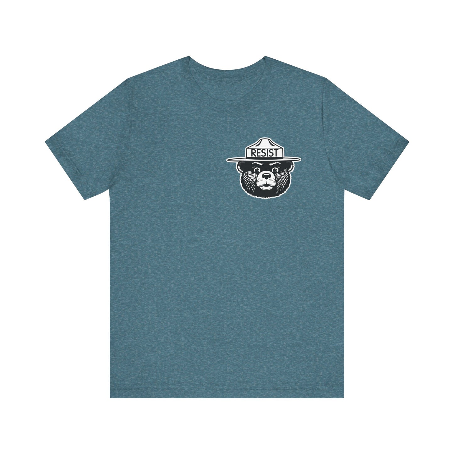 RESIST T-Shirt – Smokey Bear–Inspired Political Statement Tee | Bella+Canvas Tee