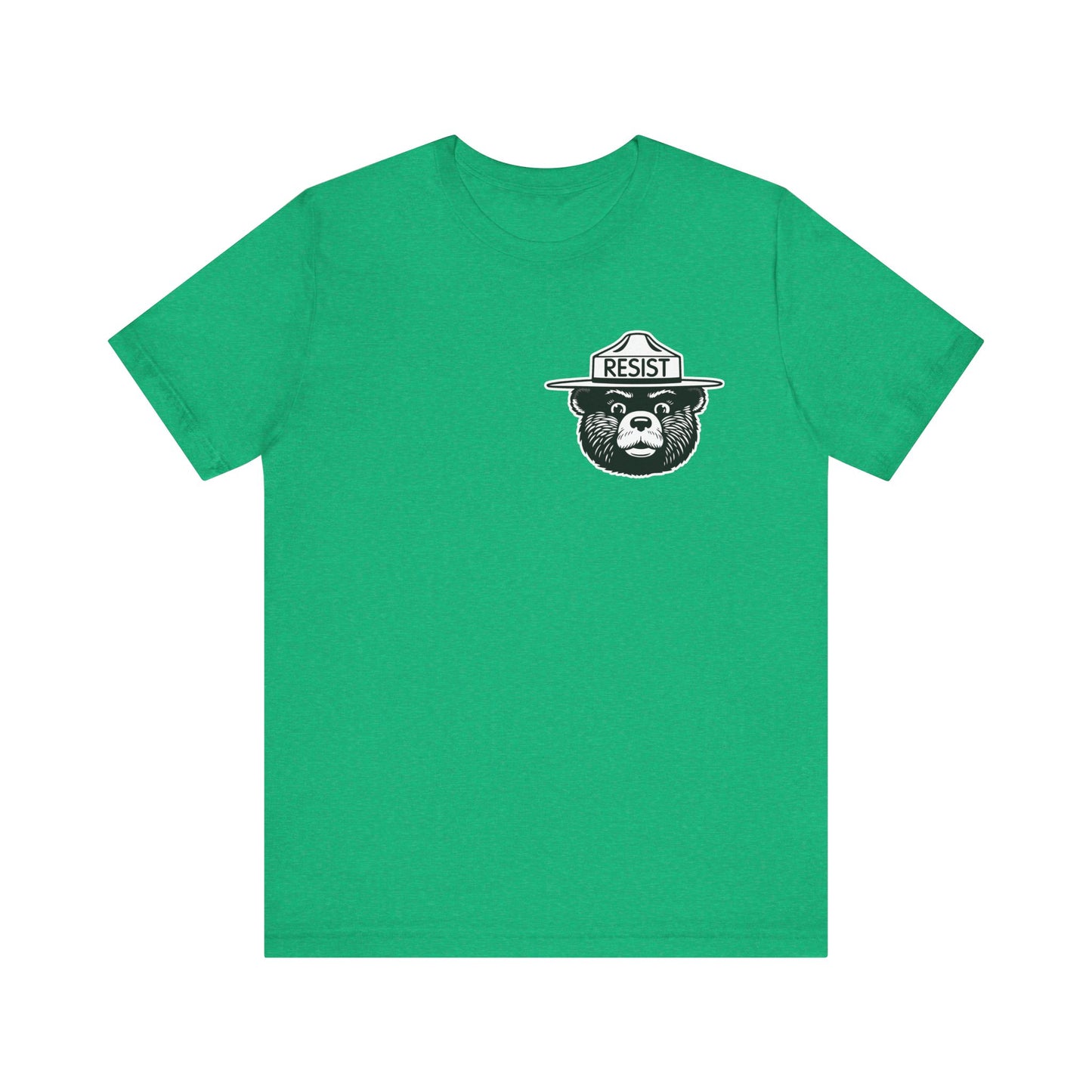 RESIST T-Shirt – Smokey Bear–Inspired Political Statement Tee | Bella+Canvas Tee