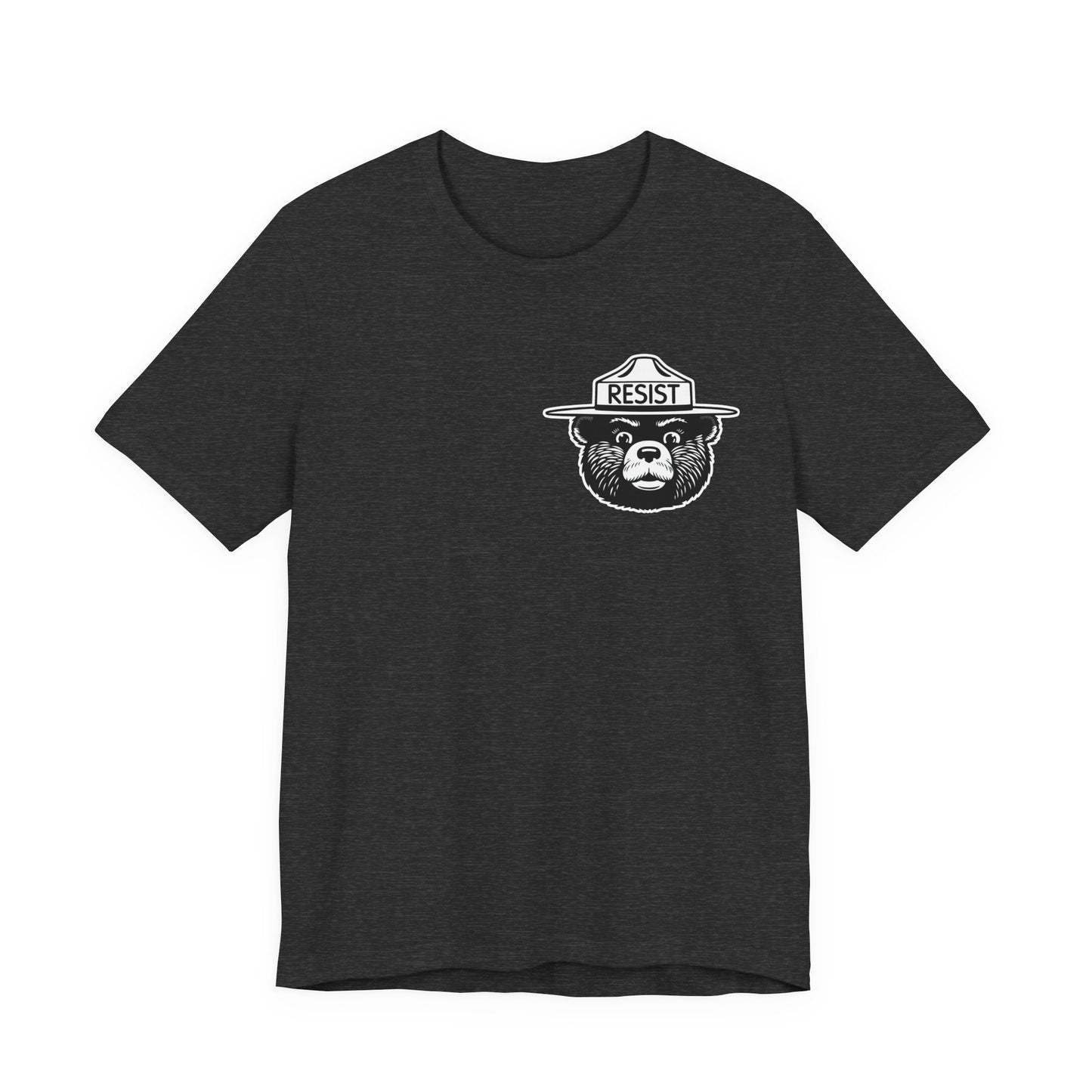RESIST T-Shirt – Smokey Bear–Inspired Political Statement Tee | Bella+Canvas Tee