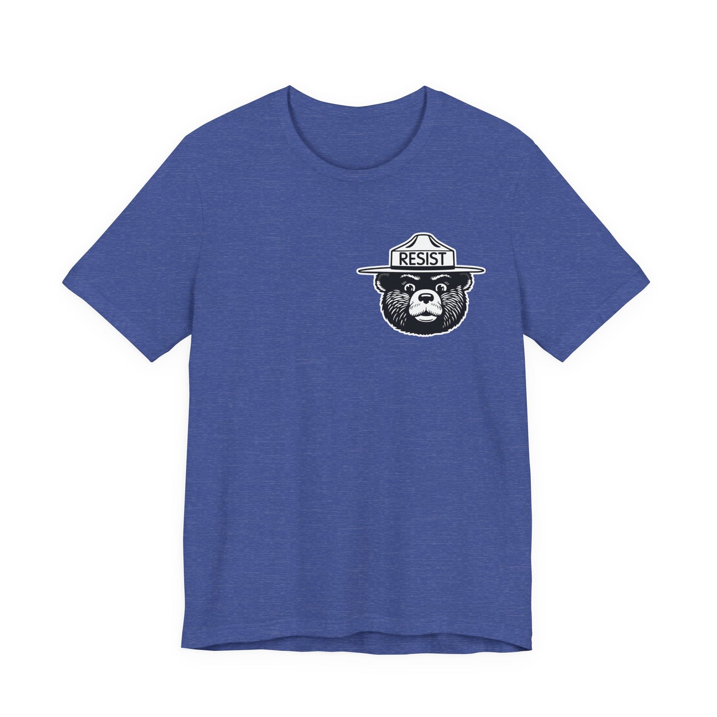RESIST T-Shirt – Smokey Bear–Inspired Political Statement Tee | Bella+Canvas Tee