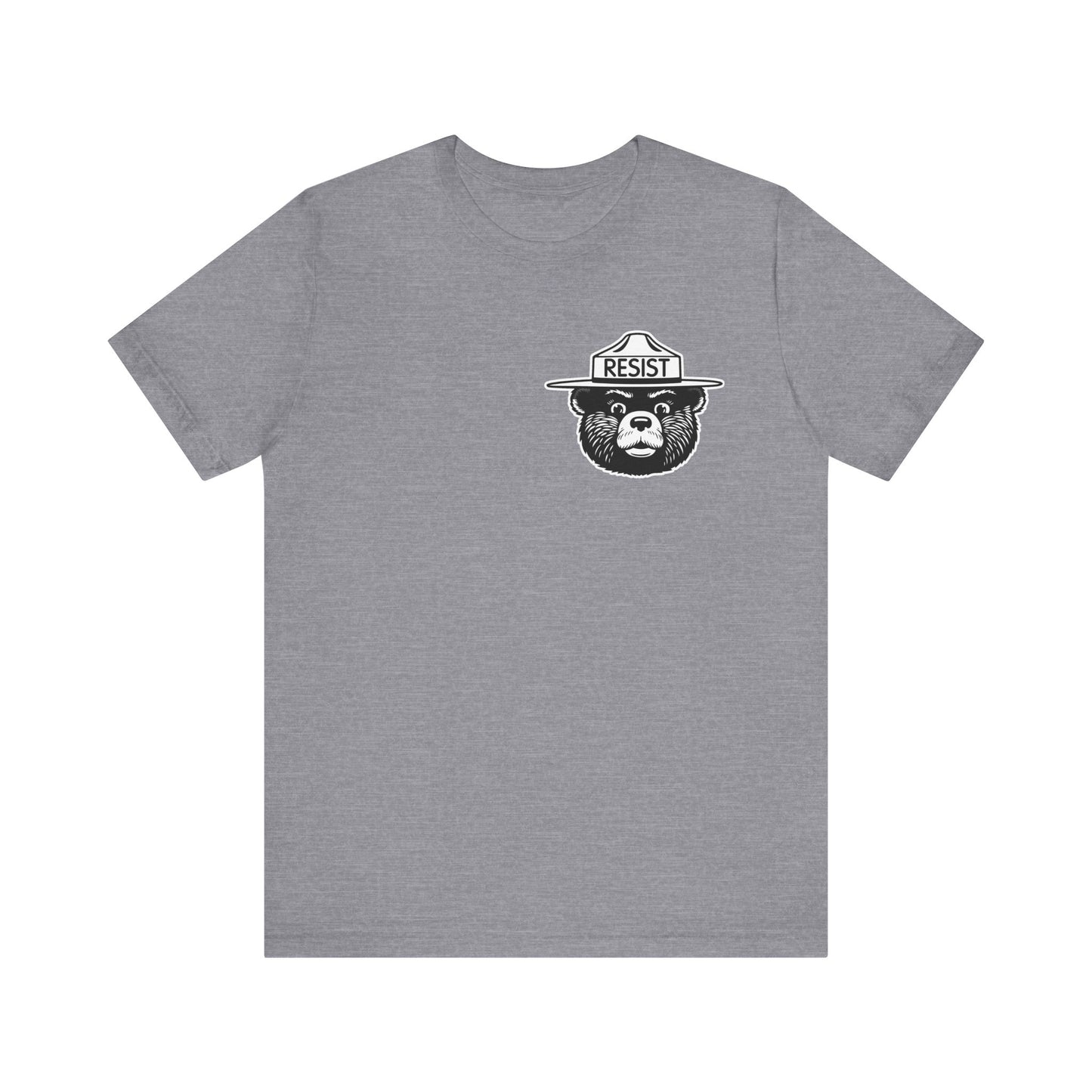 RESIST T-Shirt – Smokey Bear–Inspired Political Statement Tee | Bella+Canvas Tee