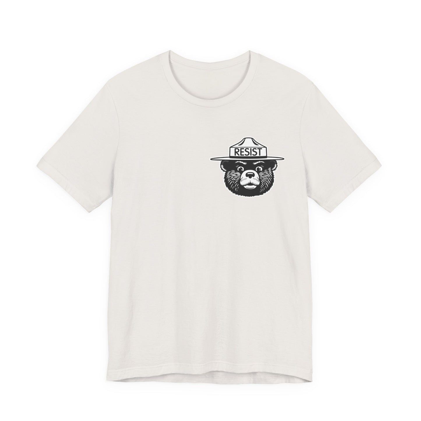 RESIST T-Shirt – Smokey Bear–Inspired Political Statement Tee | Bella+Canvas Tee