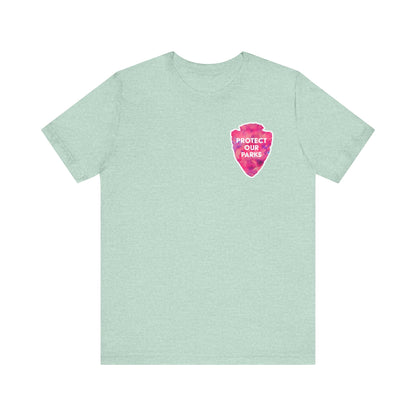 Protect Our Parks T-Shirt – National Parks-Inspired Watercolor Tee - Pink Watercolor| Bella+Canvas