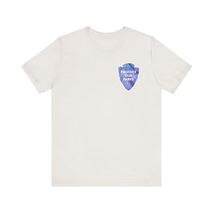 Protect Our Parks T-Shirt – National Parks-Inspired Watercolor Tee - Purple Watercolor| Bella+Canvas