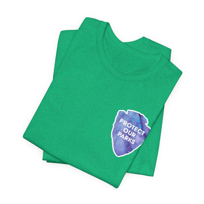 Protect Our Parks T-Shirt – National Parks-Inspired Watercolor Tee - Purple Watercolor| Bella+Canvas