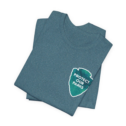 Protect Our Parks T-Shirt – National Parks-Inspired Watercolor Tee - Green Watercolor| Bella+Canvas