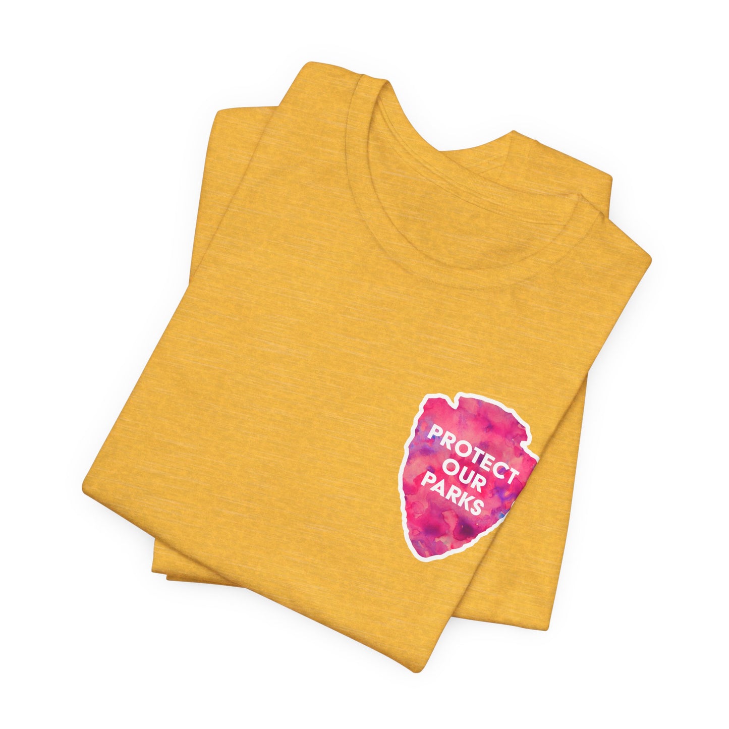 Protect Our Parks T-Shirt – National Parks-Inspired Watercolor Tee - Pink Watercolor| Bella+Canvas