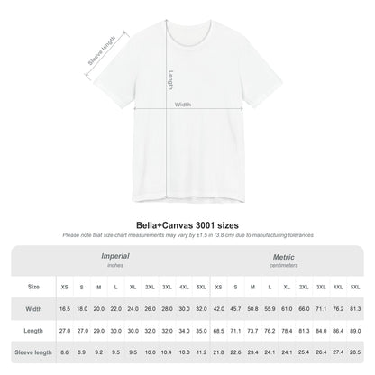 Adirondack Park Pine Tree T-Shirt – Large Front Design with Forest Silhouettes | Bella+Canvas Tee