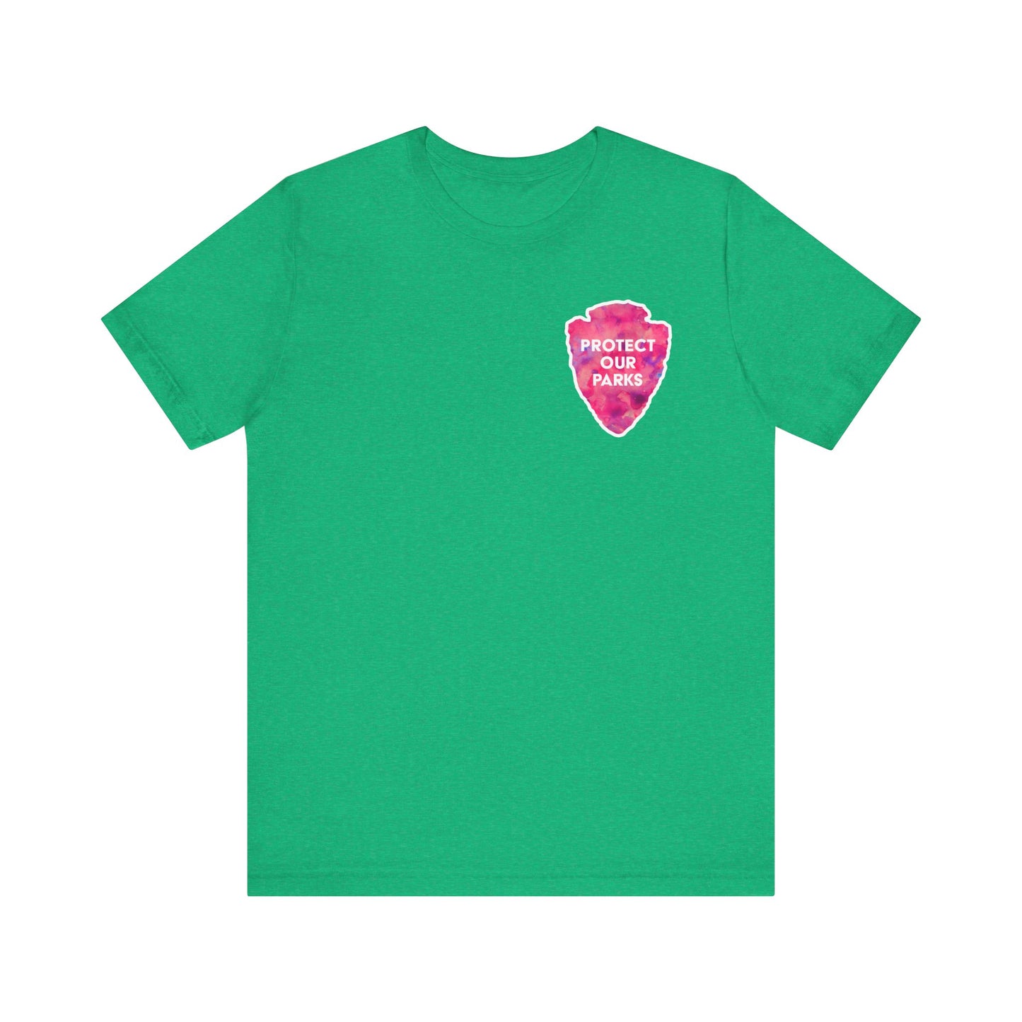Protect Our Parks T-Shirt – National Parks-Inspired Watercolor Tee - Pink Watercolor| Bella+Canvas