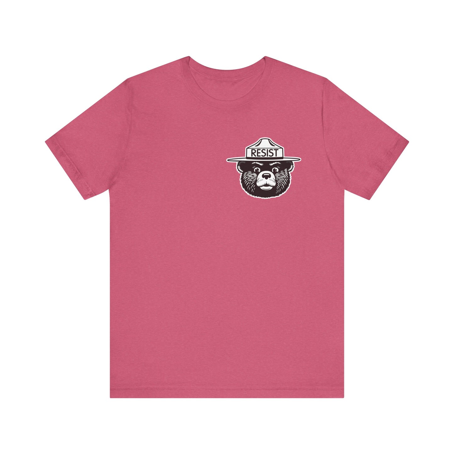 RESIST T-Shirt – Smokey Bear–Inspired Political Statement Tee | Bella+Canvas Tee