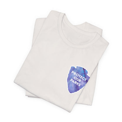 Protect Our Parks T-Shirt – National Parks-Inspired Watercolor Tee - Purple Watercolor| Bella+Canvas