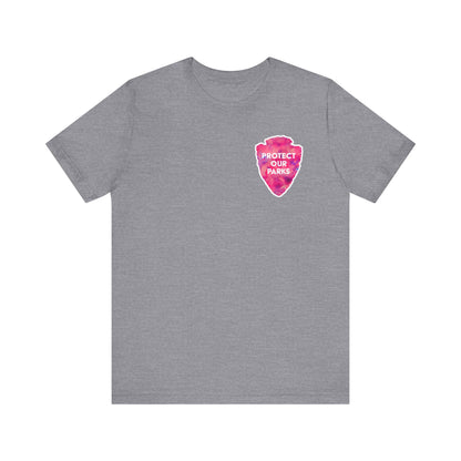 Protect Our Parks T-Shirt – National Parks-Inspired Watercolor Tee - Pink Watercolor| Bella+Canvas