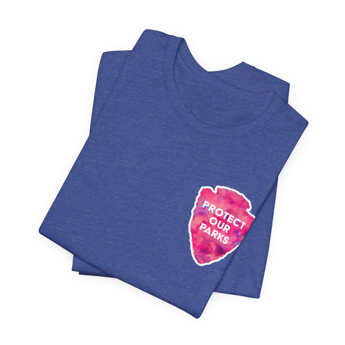 Protect Our Parks T-Shirt – National Parks-Inspired Watercolor Tee - Pink Watercolor| Bella+Canvas