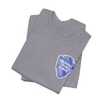 Protect Our Parks T-Shirt – National Parks-Inspired Watercolor Tee - Purple Watercolor| Bella+Canvas