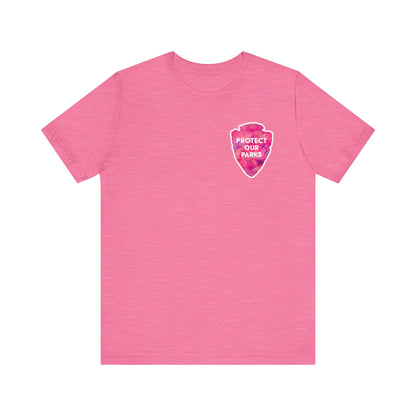 Protect Our Parks T-Shirt – National Parks-Inspired Watercolor Tee - Pink Watercolor| Bella+Canvas