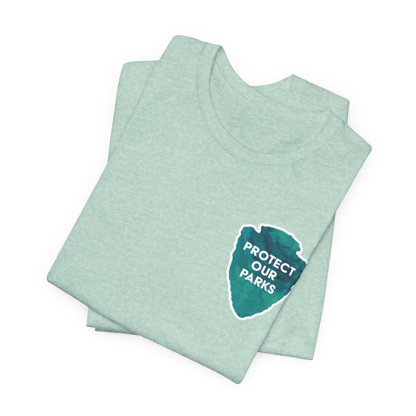 Protect Our Parks T-Shirt – National Parks-Inspired Watercolor Tee - Green Watercolor| Bella+Canvas