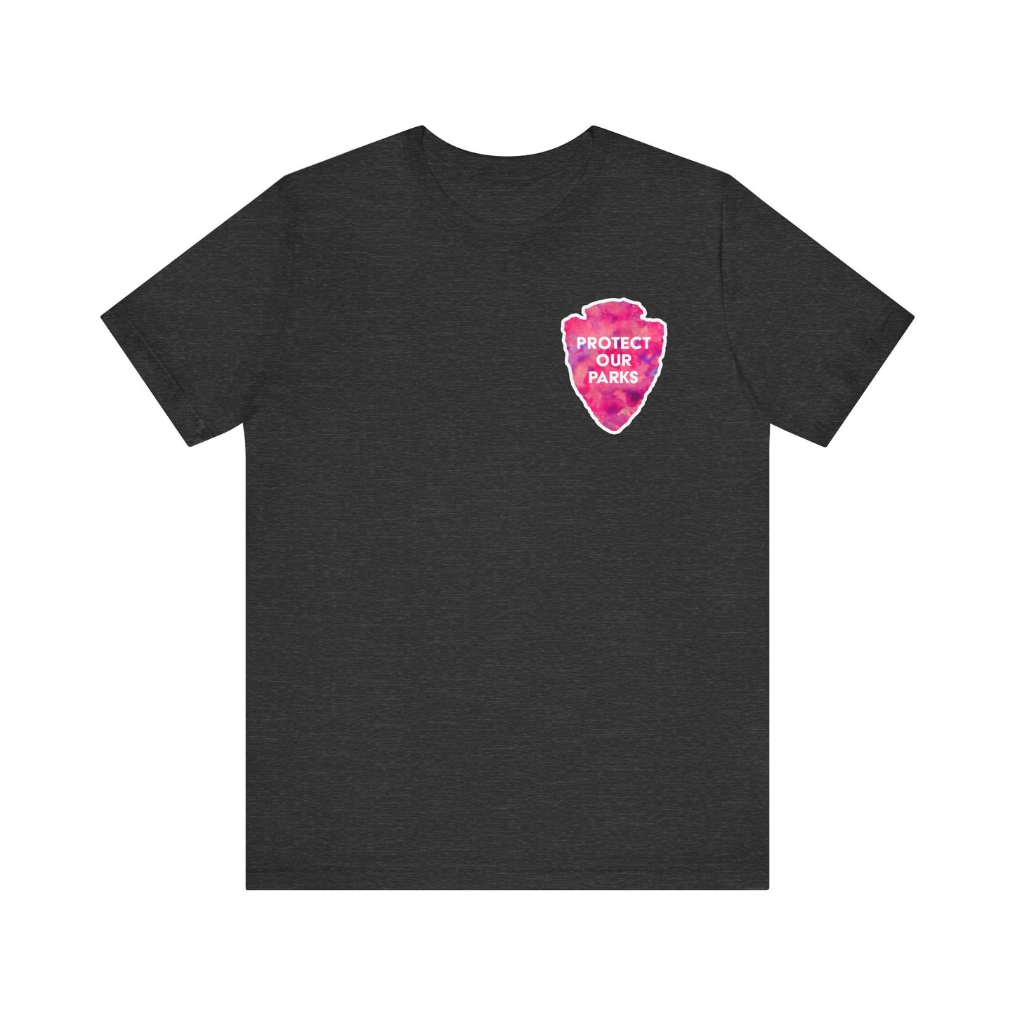 Protect Our Parks T-Shirt – National Parks-Inspired Watercolor Tee - Pink Watercolor| Bella+Canvas
