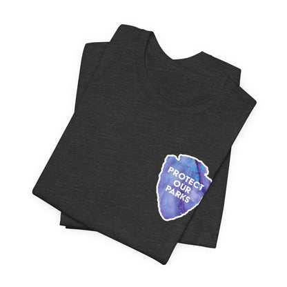 Protect Our Parks T-Shirt – National Parks-Inspired Watercolor Tee - Purple Watercolor| Bella+Canvas